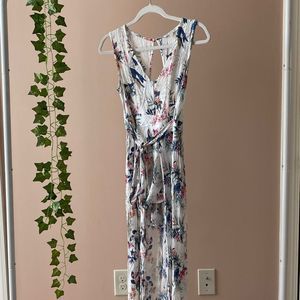 American Eagle Floral Romper / Maxi Jumpsuit